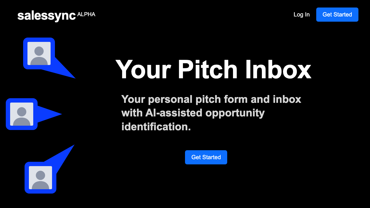 SalesSync pitch inbox
